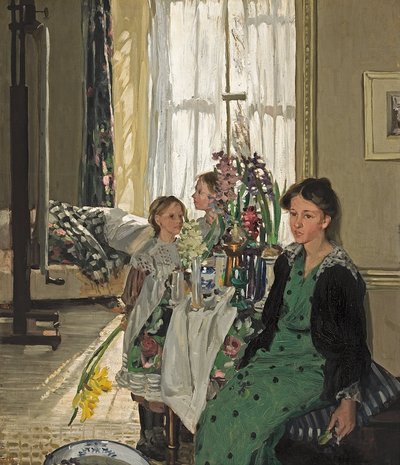 工作室内部 作者 希尔达·费伦